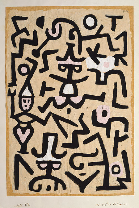 Paul Klee Comedians' Handbill, 1938