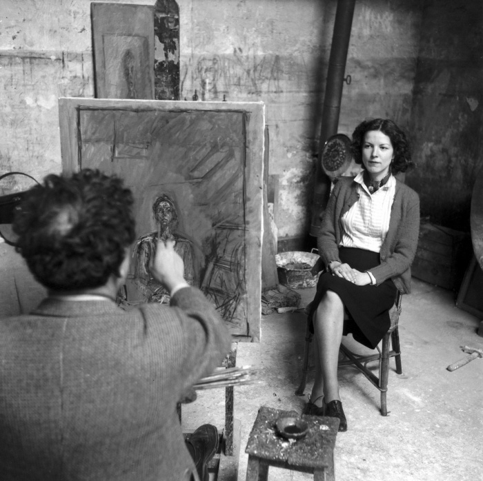 Sabine Weiss_Annette femme de Alberto Giacometti, 1954